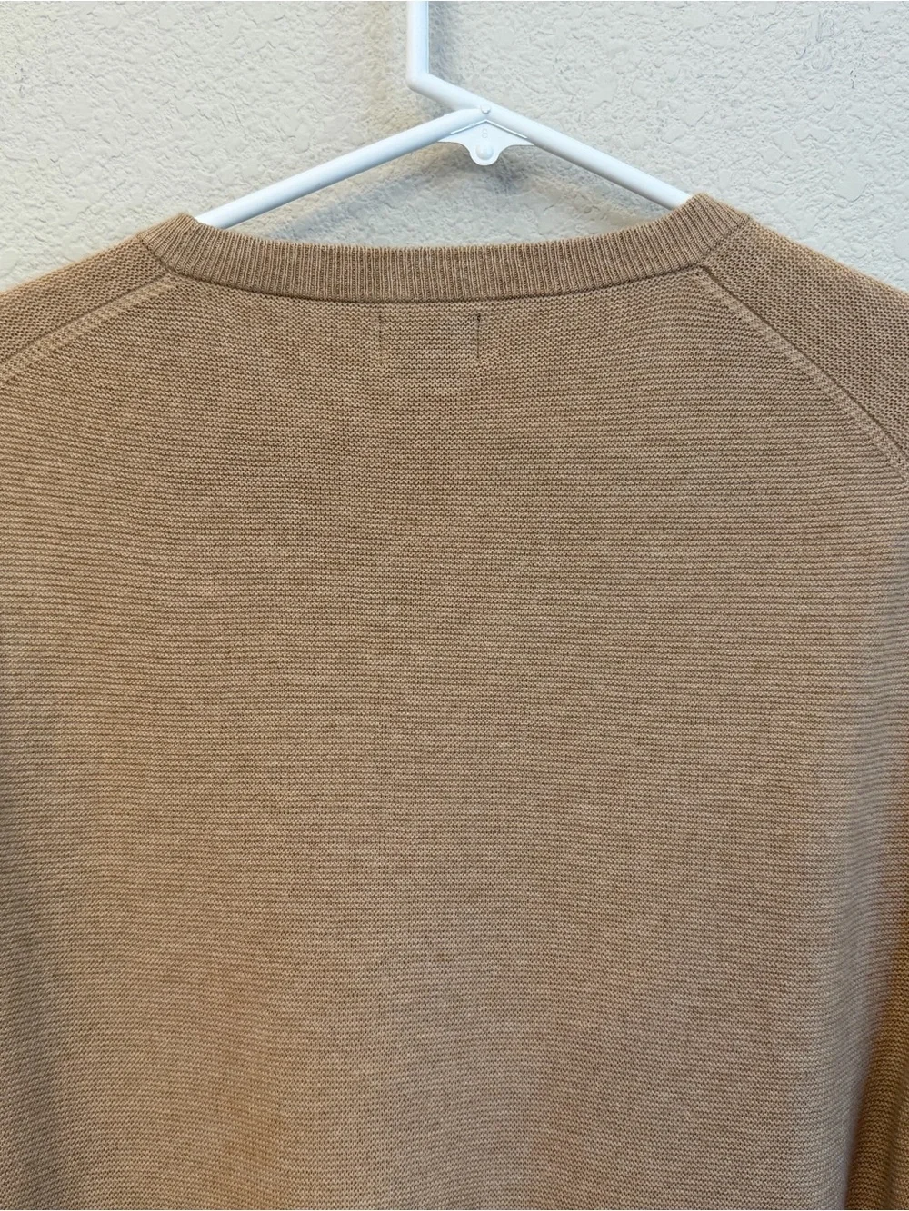 J. Crew New Men's All Cotton Crewneck Sweater in beige Sz M